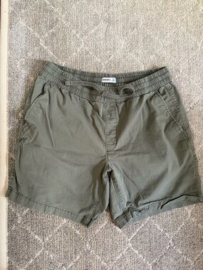 Sonoma Men's Olive Green Drawstring Casual Shorts
